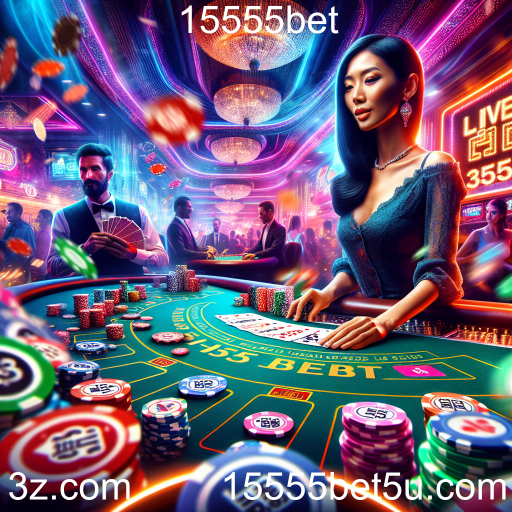Experiência Única no Casino Vivo do 15555bet
